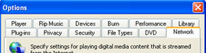 Windows Media Player 11 Network Settings