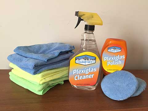 CLEAR SKY Plexiglas Cleaner Package
