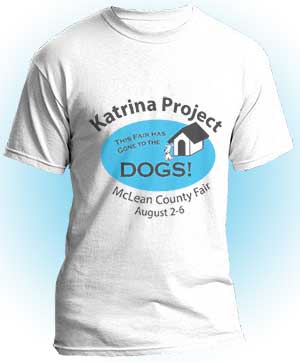 Katrina Project: Dog House Building Project Tshirt Design (2006)