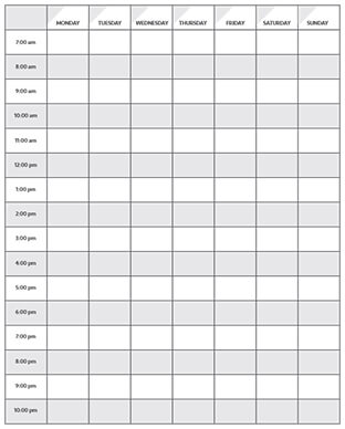 Timebox Daily Schedule (PDF)