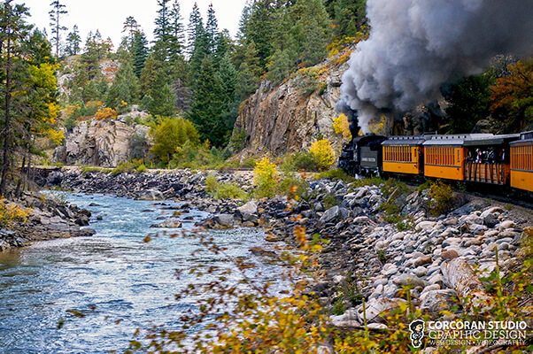 Durango and Silverton Steam Locomotive Landscape