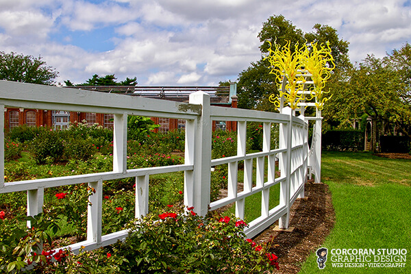 Missouri Botanical Garden Fence Gate Landscape Photo