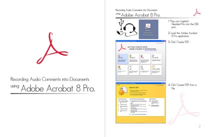 Adding Audio Comments into Documents using Acrobat 8 Professional Handout (PDF)