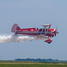 Super Stearman Aircraft in Level Flight